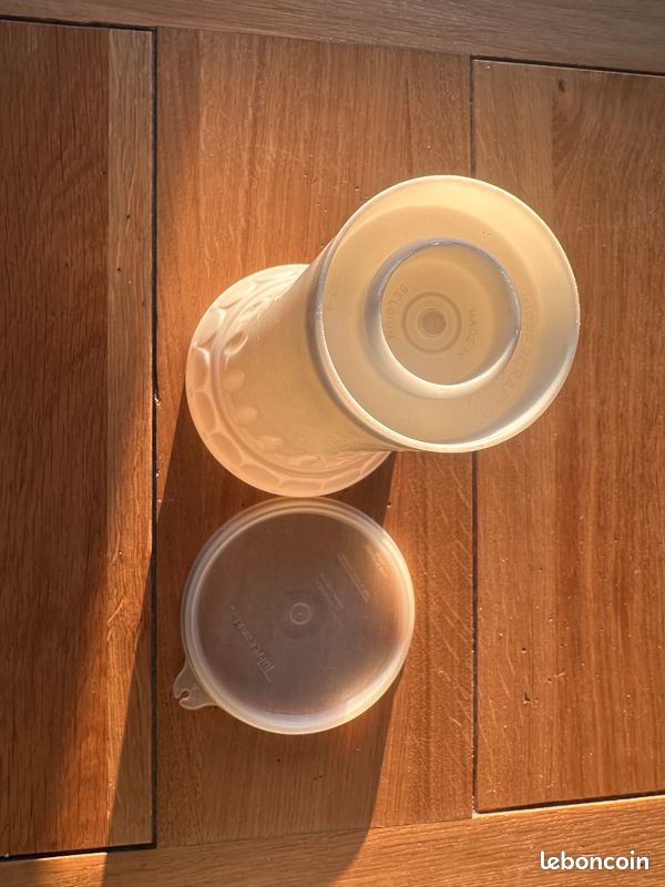 Vase Vintage Tupperware Vert – Modèle Florentina 3459A-2 – Années 70/80