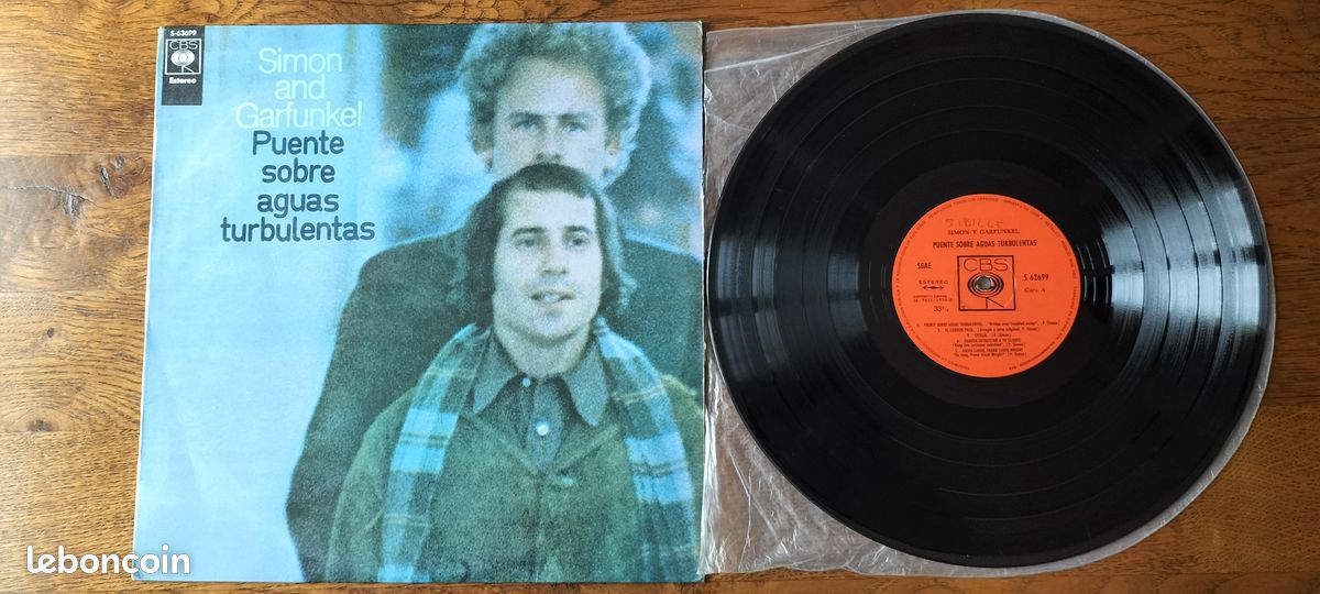 LP Vinyle 33 T Simon and Garfunkel "Puente Sobre Aguas Turbulentas" (Bridge) (image 1)