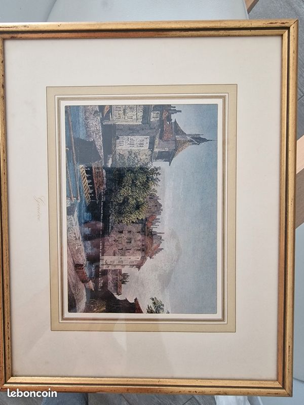 Tableaux,encadrement, estampe (image 1)