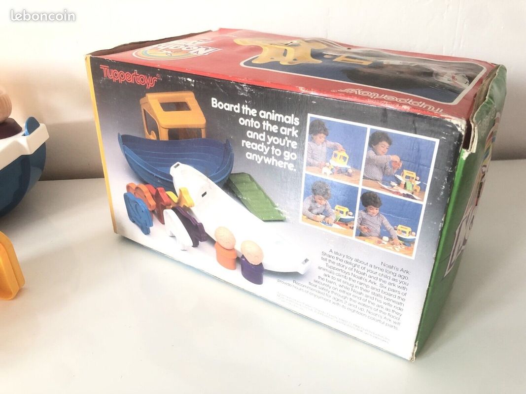Noah's Ark Tuppertoys Tupperware Arche de Noé jouet vintage