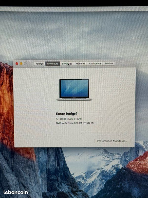 MacBook Pro 17 pouces (mi-2009) (image 6)