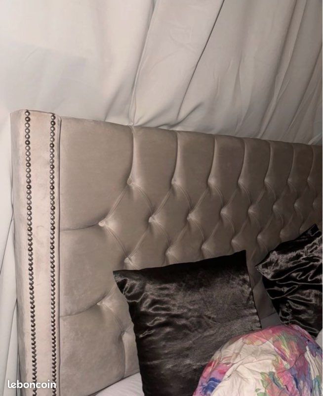 Tête de lit beige (image 1)