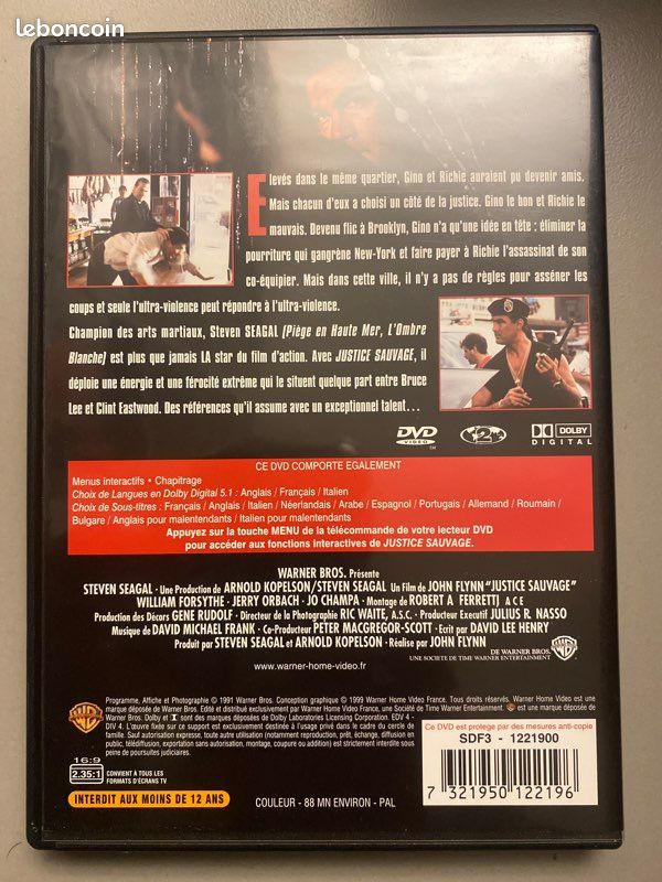 Justice sauvage dvd (image 2)