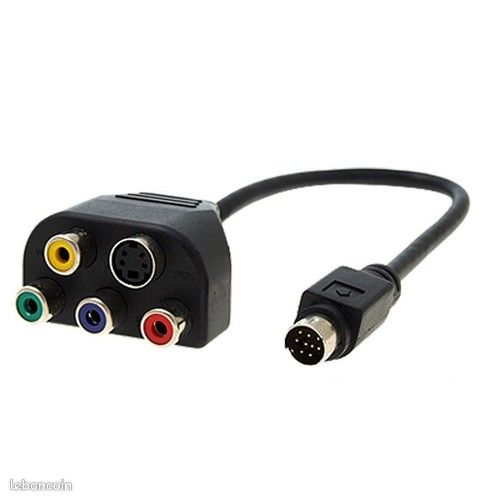 Adaptateur din 9 broches vers 4 RCA + composite (image 2)