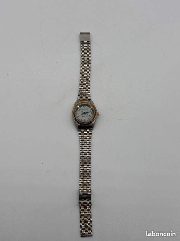 Montre vintage Vuillemin Regnier Quartz chromée - Montres & Bijoux