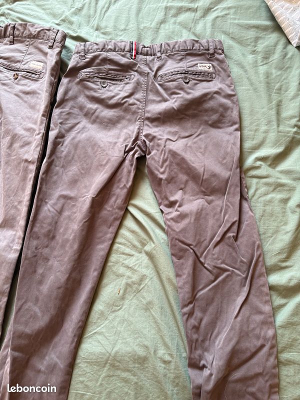 Deux Chino Hero Seven Gris TAILLE 16 ANS ET 28 (image 2)