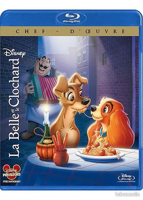 La Belle et le Clochard Blu-ray Neuf (sans blister) (image 1)