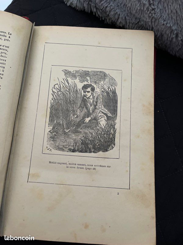 Livre très ancien la famille naufragée pas de livraison (image 5)