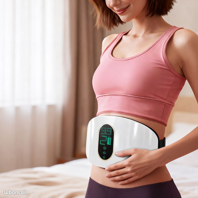 Ceinture De Massage Vibrant Du Ventre Portable - Masseur Abdominal Électrique Pour Détente Et Bien-Être