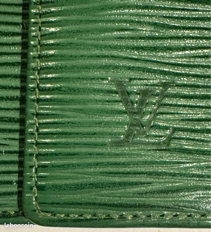 Porte-chéquiers Louis Vuitton cuir épi vert (image 4)