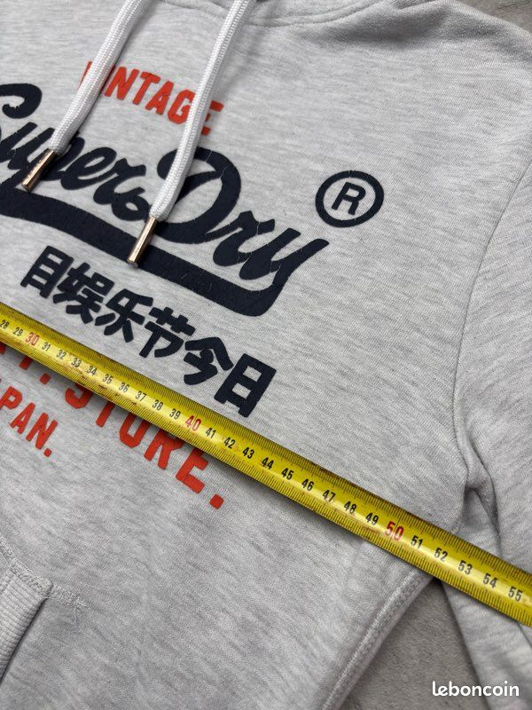 Superdry & Co Sweat à capuche - glacier grey marl/gris clair