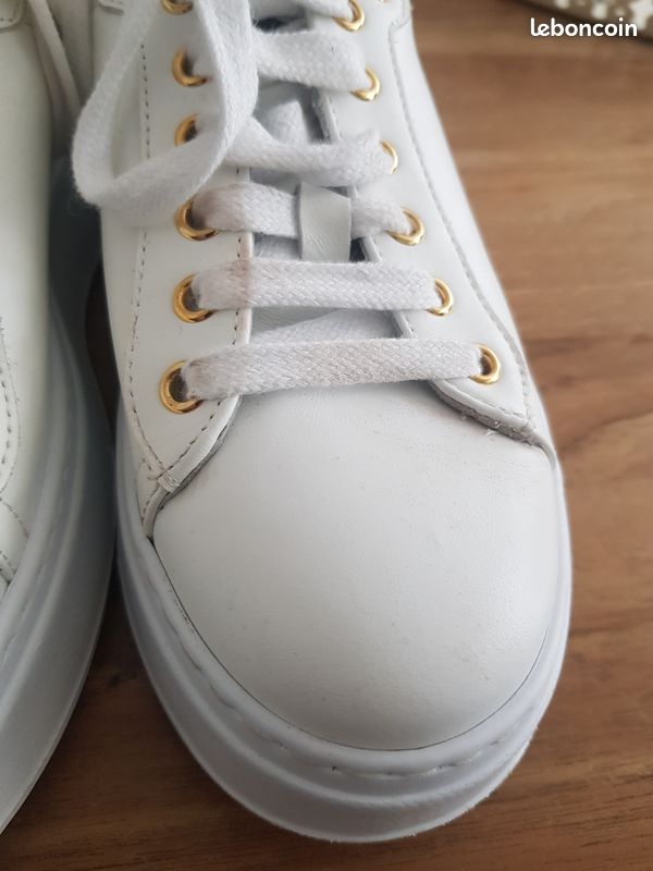 Basket blanche 37 marque Gio+ prix magasin + 130 euros (image 2)