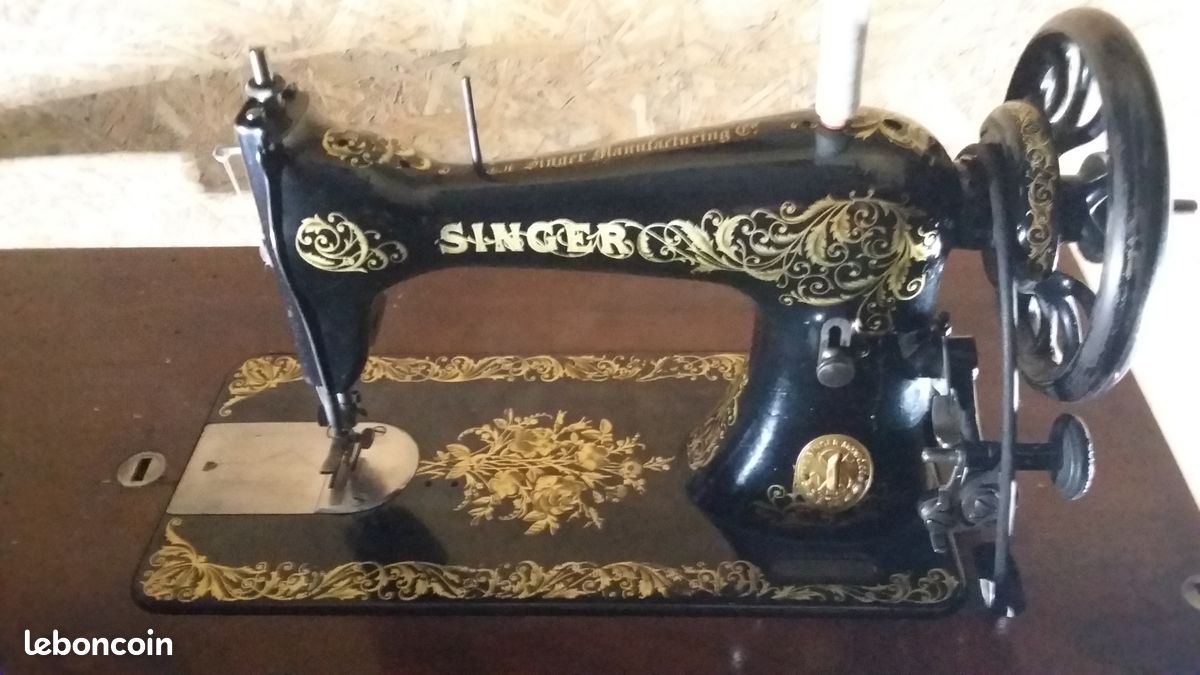 Machine à coudre ancienne Singer fonctionnelle (image 1)
