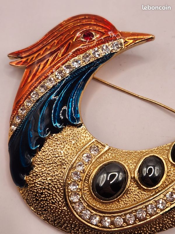 Broche Vintage Des Années 50-60 - Bijou Ancien, Occasion, Pour Collection Ou Style Rétro