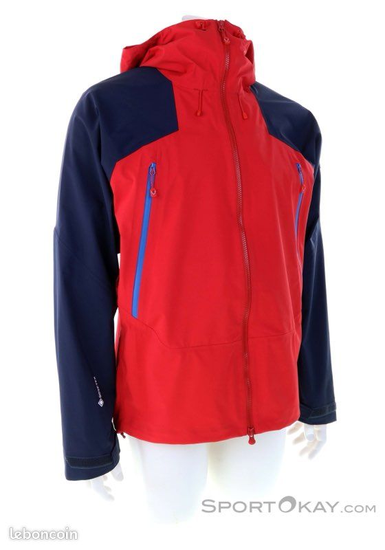 Veste GoreTex Millet - Trilogy, RECCO®, Taille S, rouge bleu-marine (image 6)