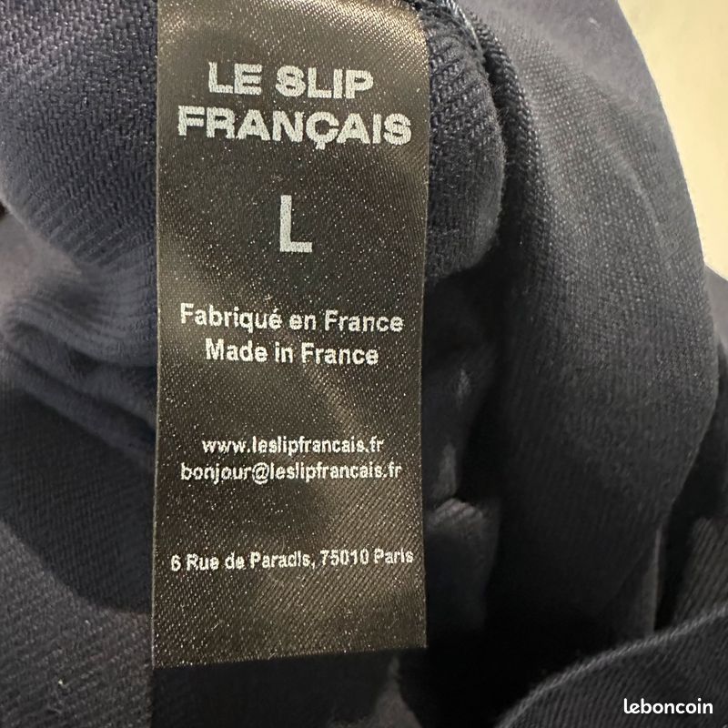 Sur chemise veste « Le Slip Français «  Made I France 100% coton quasi neuve jamais servit (image 6)