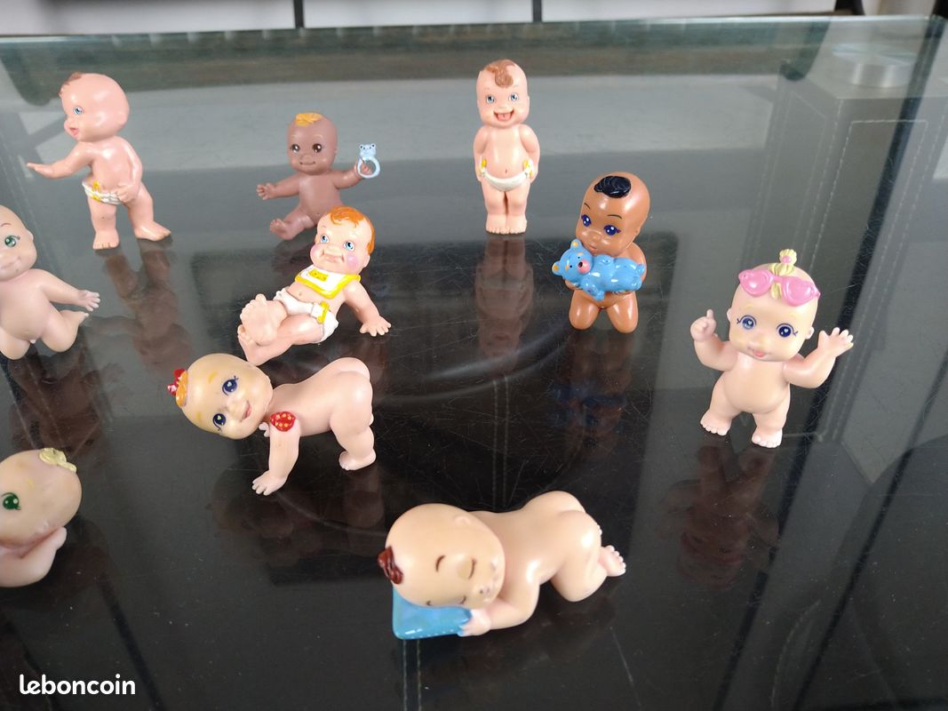 Lot De 9 Figurines Magic Babies / Baby - Dont 5 Habillées - Occasion, Parfait Pour Collection Ou Jouet