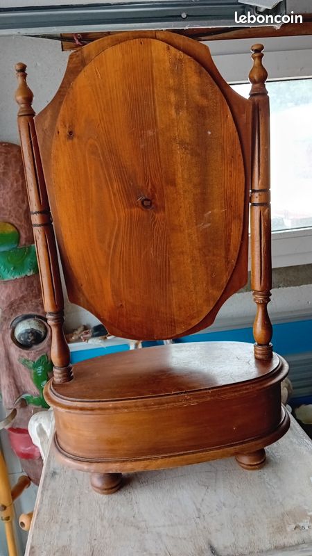 Ancien Miroir coiffeuse psyché vintage
Ref. 250416 (image 3)