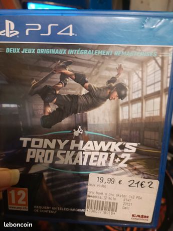 Jeu Tony Hawk's Pro Skater 4 PS1 - Version PAL FR Complète En Boîte