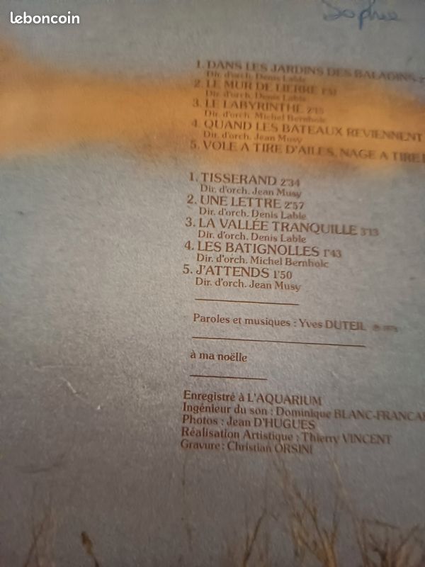 Vend Vinyl 33 tours (image 2)