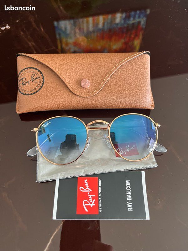 Ray-Ban Round metal RB3447 9202/3F 50-21 rose gold Accessoires - Main Image