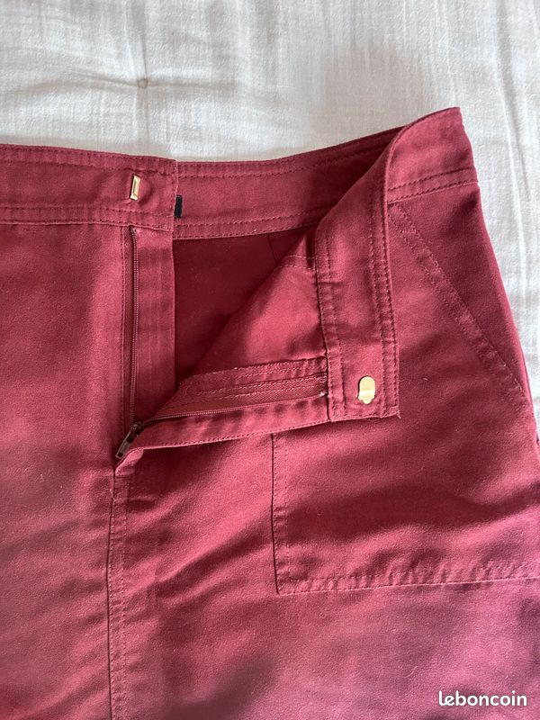 Jupe bordeaux (image 3)