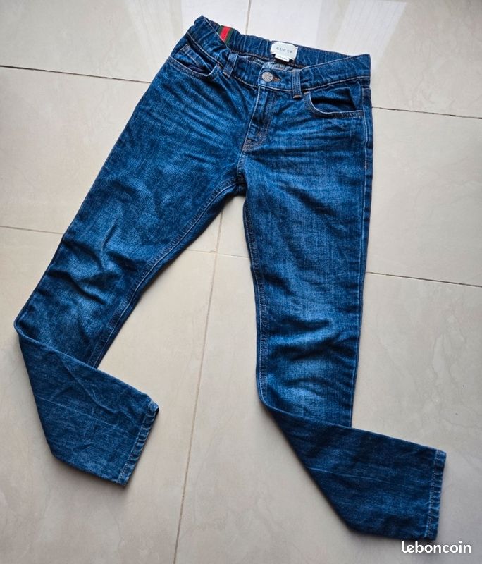 Pantalon jeans GUCCI 8 ans (image 4)