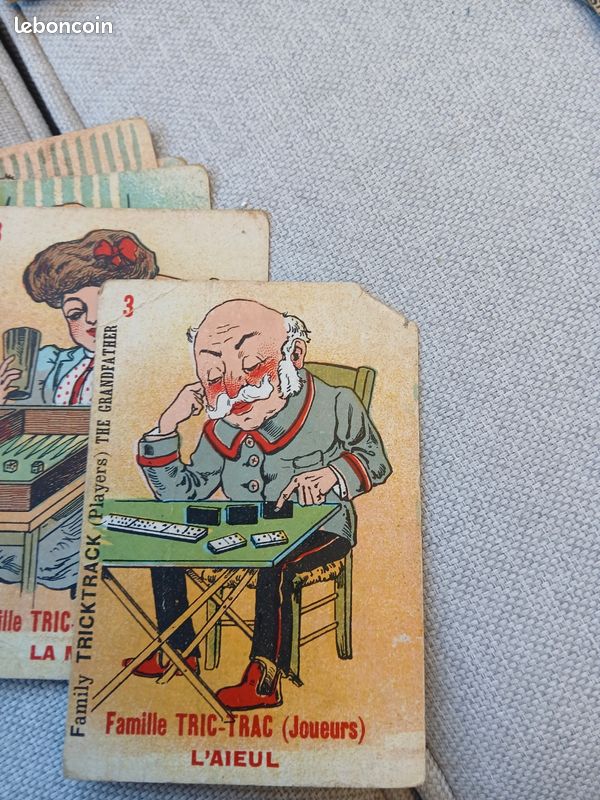 Ancien Jeu De 7 Familles Artisans – Boîte Et Notice D'origine Imp. FRANOZ 1920 Rémifat