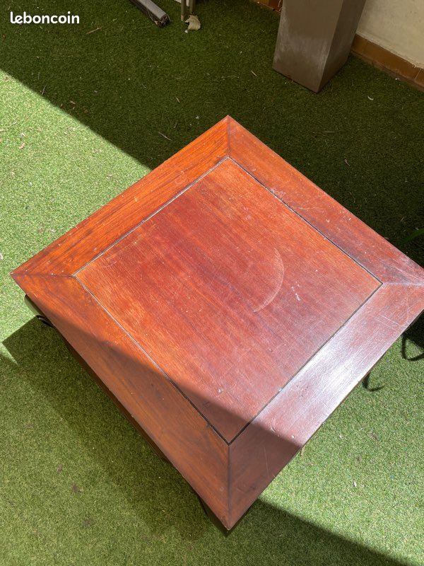Table basse « opium » bois exotique (image 1)