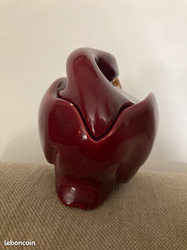 Bonbonnière cygne CAB céramique d’art, de Bordeaux, art déco (image 11)