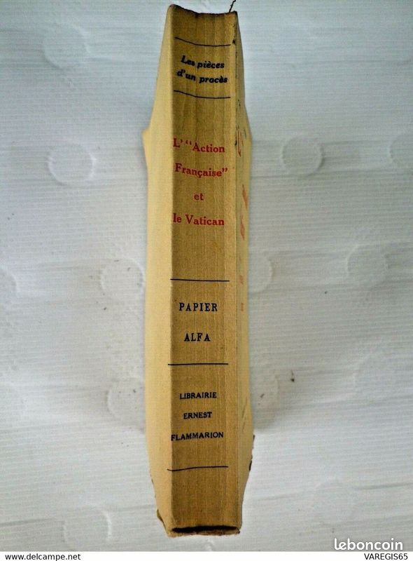 L' action française et le vatican - les pieces d'un procès - e.o sur alfa 1927 (image 2)