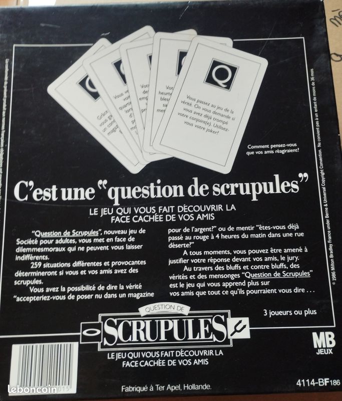 Jeu de société - Question de scrupules (image 4)