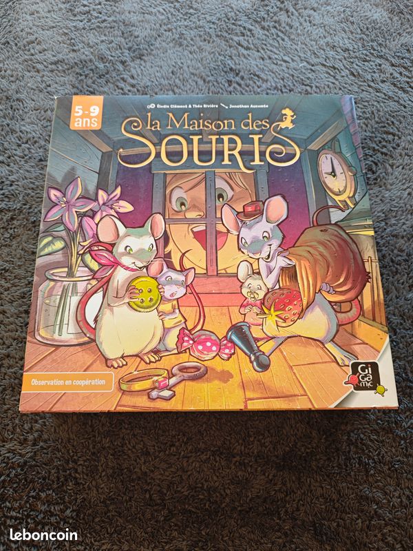 🐭 La Maison des Souris de Gigamic – jeu de société coopératif, état neuf, complet (image 1)