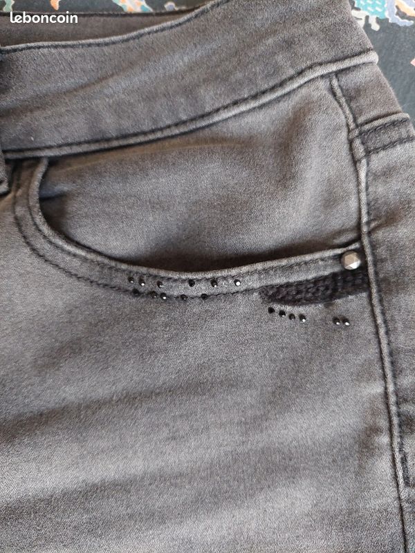 Pantalon femme coton (image 1)