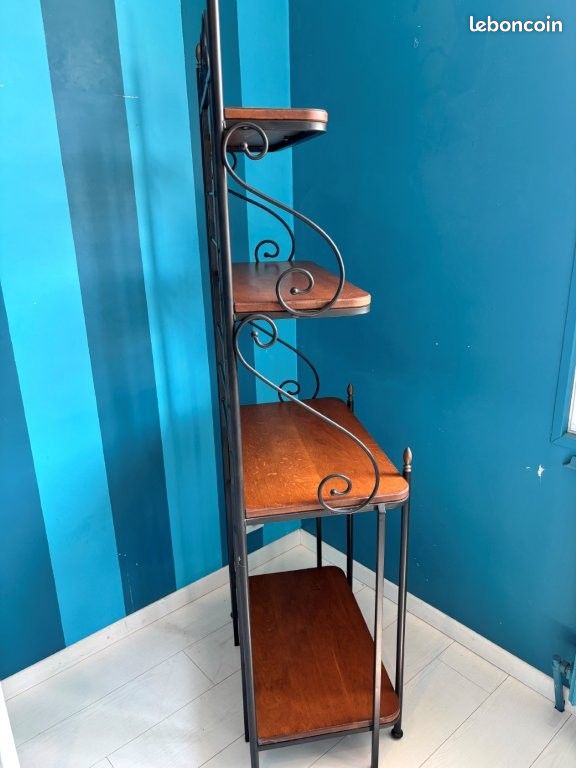 Etagère 4 plateaux - fer forgé (image 2)