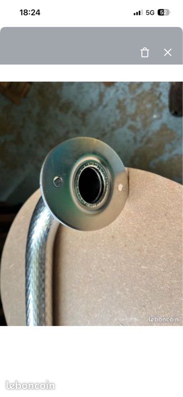 Barre de soutien ou d’appui neuve en inox pour personnes âgées ou à mobilité réduite (image 2)
