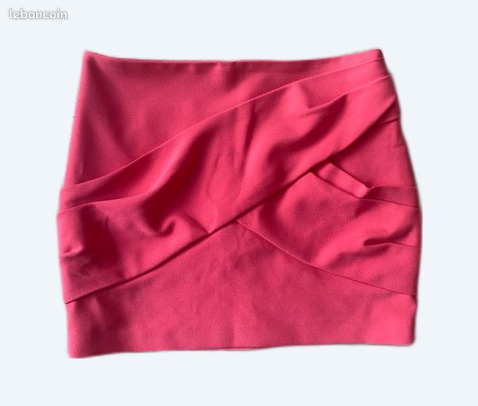 Jupe courte corail MAJE taille S (image 1)
