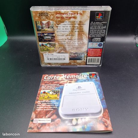 Jeu PS1 "Les Boucliers De Quetzalcoalt" - Version Française, Sans Jaquette Avant, état Correct (fonctionnel) - PlayStation 1 Rétro