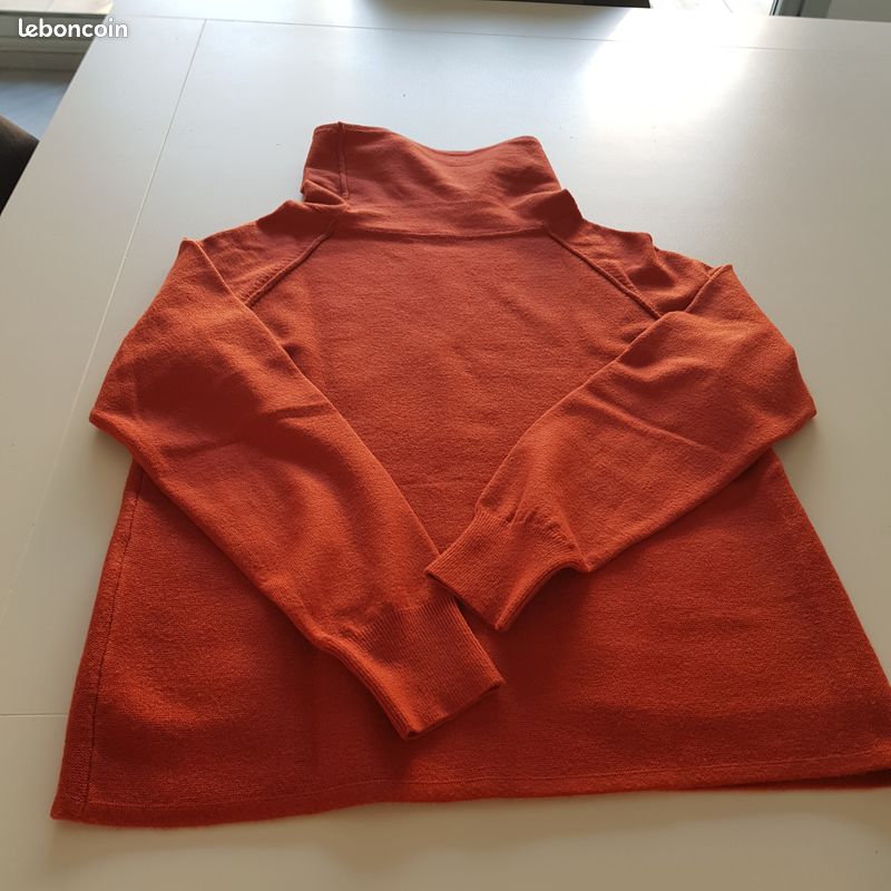 CHRISTINE LAURE - Pull femme taille 42 Couleur terracotta (image 4)