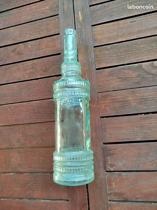 Bouteilles en verre bleue + 2 transparentes (image 4)
