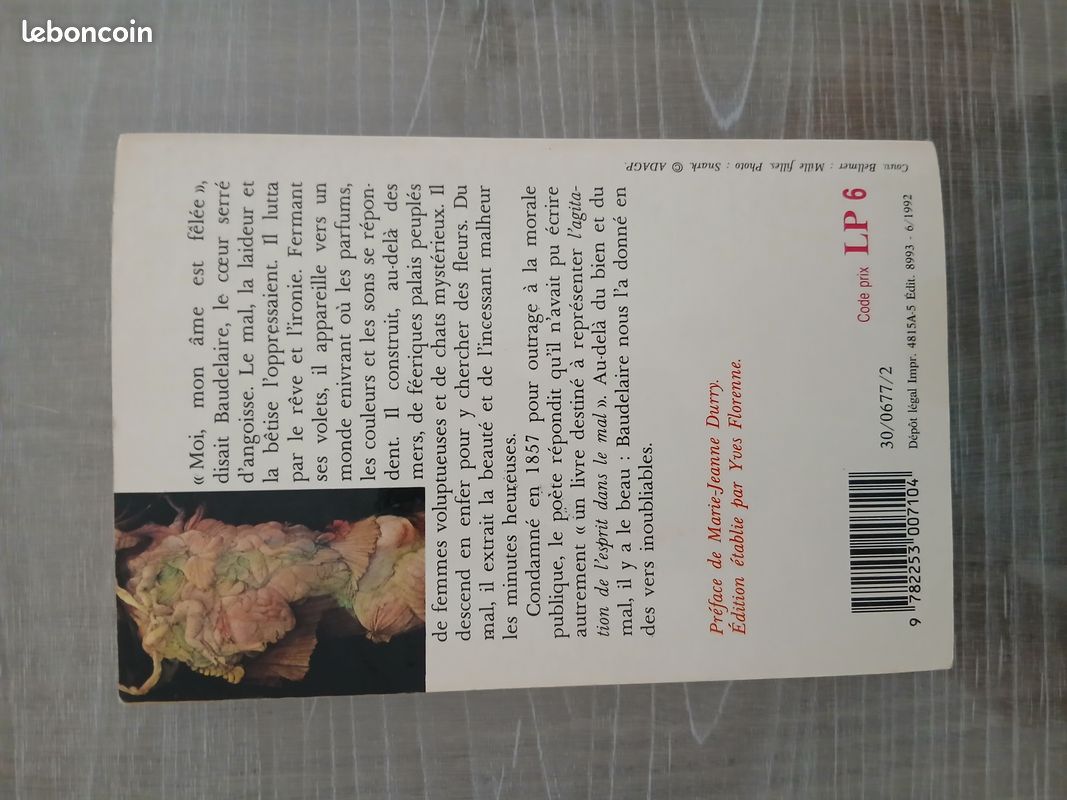 LES FLEURS DU MAL "Baudelaire" (image 2)