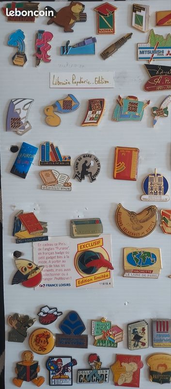 Lot 155 pin's collection PRESSE EDITION PAPETERIE (image 5)