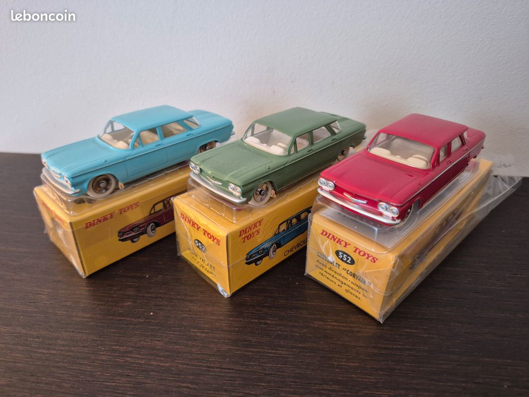 DINKY TOYS Meccano France BOÎTE D'ORIGINE CHEVROLET CORVAIR