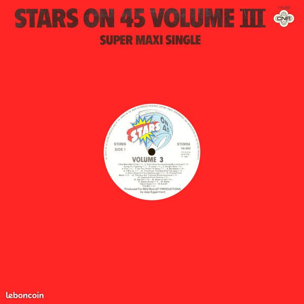 Stars On 45 – Stars On 45 Volume III vinyle 33 MAXI tour lp (image 1)