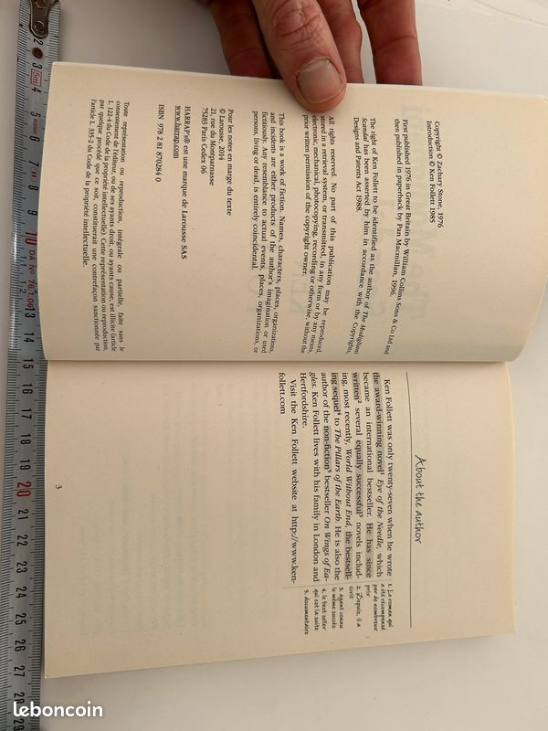 Livre en anglais Ken Follet The Modigliani scandal (image 6)
