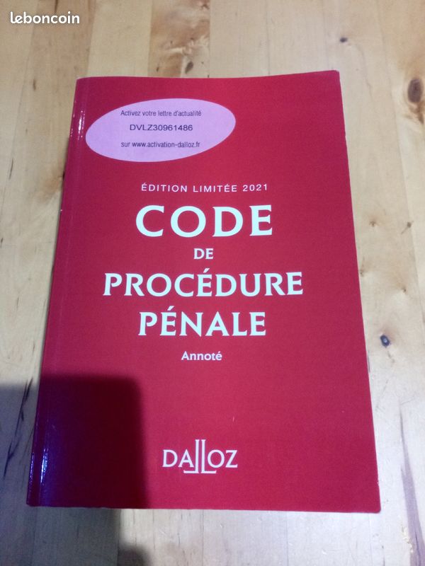 Code de procédure pénale 2021 (image 1)