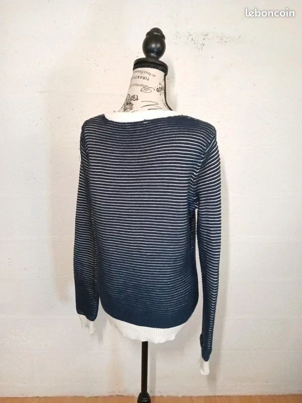 Gilet maille coton La Redoute T40/L – confortable et stylé (image 4)