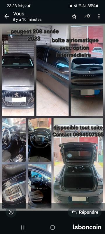 Voiture peujot 208 boîte auto (image 1)
