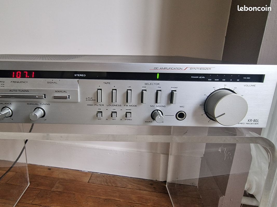 Ampli tuner kenwood kb 80l extra plat 1980 (image 7)