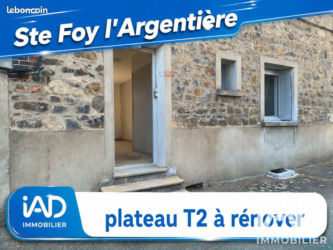 Appartement 2 pièces 38 m² · à Sainte-Foy-l'Argentière · 38 m² · 54 000 €